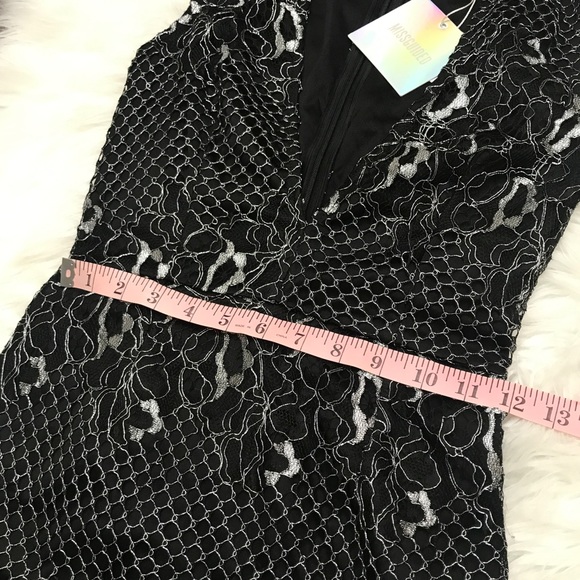 Missguided mesh and sleeveless plunge mini dress - Picture 7 of 8
